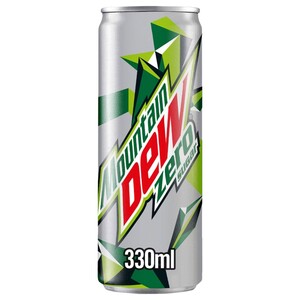 Mountain Dew Soft Drink Zero Sugar 330Ml