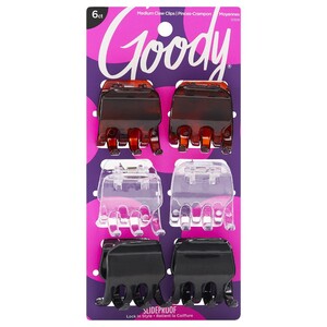 Goody Classics Half Claw Clip 6 Pieces # 1942206