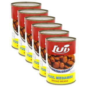 Lui Foul Medamas Broad Beans 400G X6