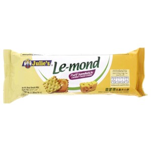 Julie's Le-Mond Puff Sandwish Cheddar Cheese Cream 54G