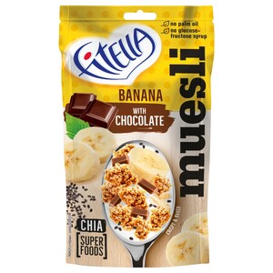 Fitella Muesli Banana With Chocolate 50G