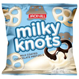 Jack'njill Pretzels Milky Knots Coated Chocolate 30G