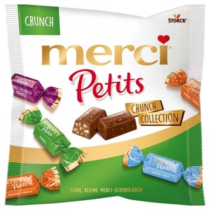 Merci Chocolate Petits Crunch Collection 125G