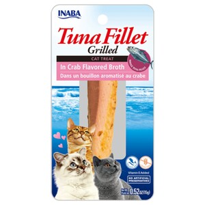 Inaba Tuna Fillet In Crab Flavored Broth 15G