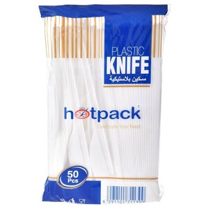 Hotpack Plastic Knife 50 Pieces