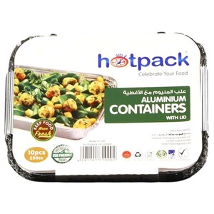 Hotpack Aluminium Container 10 Pieces