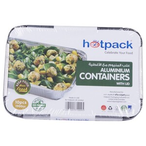 Hotpack Aluminium Container 10 Pieces