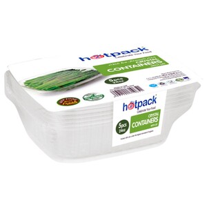Hotpack Container Clear Crystal 12Oz 5 Pieces