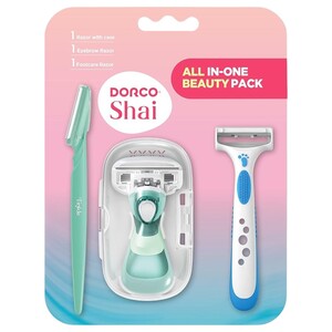 Dorco Shaving Razor Shai All In One Beauty Pack For Women