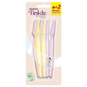 Dorco Razor Tinkle Everglow Eyebrow 6 Pieces