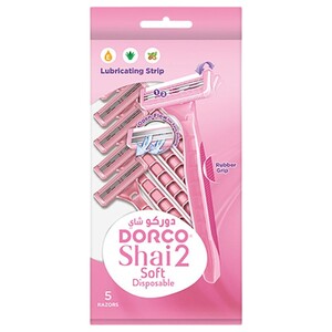 Dorco Razor Shai 2 Women Disposable 5 Pieces