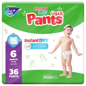 Fine Baby Instant Dry Pants Size 6 Junior 36 Pieces