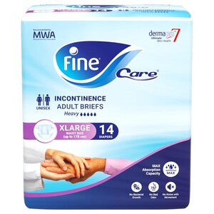 Fine Care Adult Briefs X-Large 14 Pieces