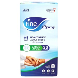 Fine Care Incontinence Diaper Briefs Large 30 Pieces