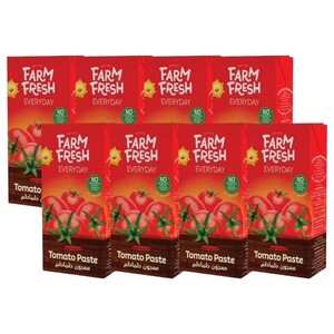 Farm Fresh Tomato Paste Tetra Pack 135G X8