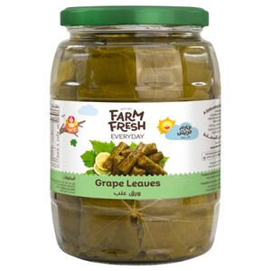 Farm Fresh Grape Leaves In Brine 908G
