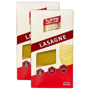 Emirates Macaroni Lasagne Sheet 500G X2