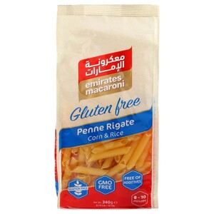 Emirates Macaroni Penne Rigate Gluten Free 340G