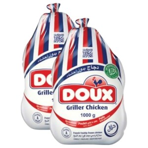 Doux Frozen Whole Chicken 1000G X2