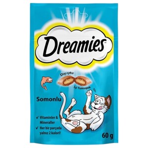Dreamies Cat Food Salmon 60G