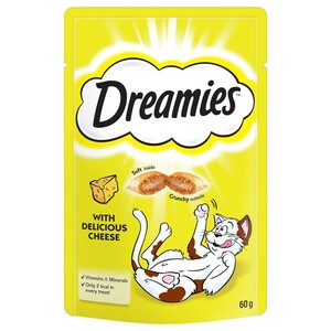 Dreamies Cat Food Cheese 60G