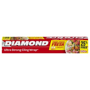 Diamond Cling Wrap 250Ft 30Cm