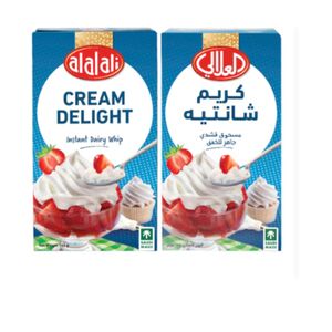 Al Alali Delight Dairy Whip Cream 144G 2Pcs Price Offer