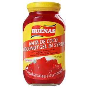 Buenas Coconut Gel Nata De Coco Red 340G