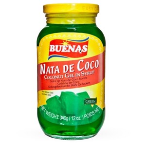 Buenas Coconut Gel Nata De Coco Green 340G