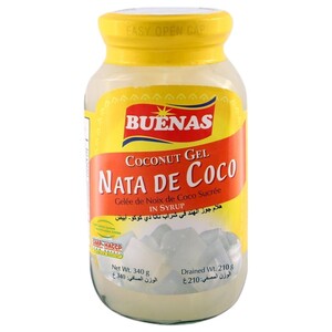Buenas Coconut Gel Nata De Coco White 340G