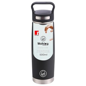 Bergner Walking Anywhere Vacuum Bottle Black 500Ml