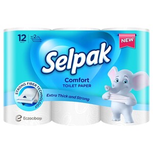 Selpak Toilet Paper Comfort 12 Rolls