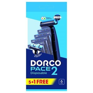 Dorco Twin Blade Disposable Razor Men 6 Pieces