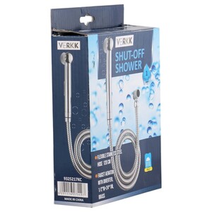 Verkk Shut-Off Shower With Flexible Stainless Steel 20Cm