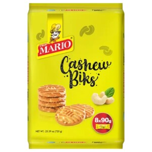 Trdp Mario Biscuits Cashew Biks 90G X8