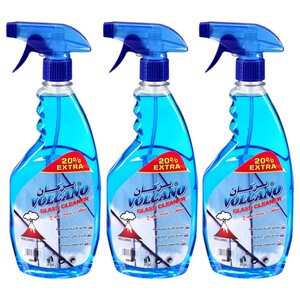 Volcano Glass Cleaner 520Ml X3