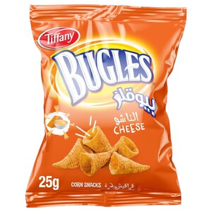 Tiffany Bugles Corn Chips Cheese 25G
