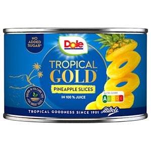 Dole Gold Pineapple Slices In Juice 227G