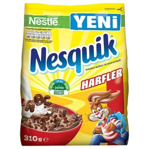 Nesquik Cereal Chocolate Harfler 310G