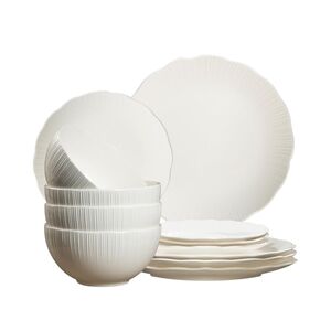 Windcera Dinner Set White 12 Pcs Op20001