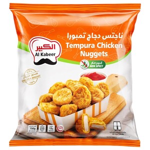 Al Kabeer Tempura Chicken Nuggets Non Spicy 750G