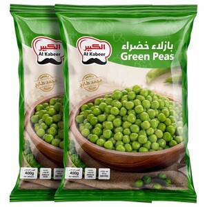 Al Kabeer Frozen Green Peas 400G X2