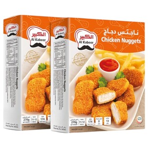 Al Kabeer Frozen Chicken Nuggets 270G X2