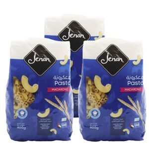 Jenan Pasta Macaroni 400 Gr 3 Pcs