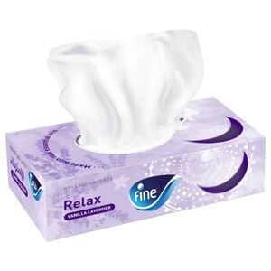Fine Tissue Wellness Scents Relax Vanilla Lavender 120 Sheets