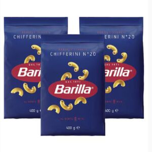 Barilla Pasta Chifferini 400 Gr 3 Pcs
