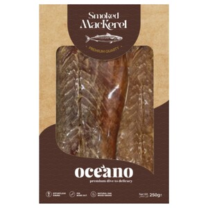 Oceano Mackerel Fillet Smoked 250G