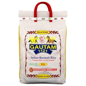 Gautam 1121 Indian Basmati Rice 5Kg + 1Kg Free