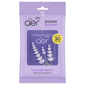 Godrej Aer Power Pocket Fragrance Lavender Bloom 10G