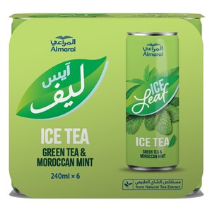 Almarai Ice Leaf Green Tea Morocan 240Ml X6